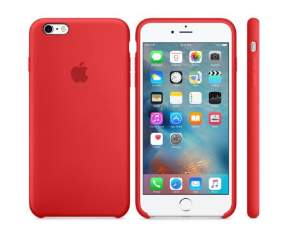 Etui do telefonów APPLE iPhone 6s Plus Silicone Case (PRODUCT)RED MKXM2ZM/A